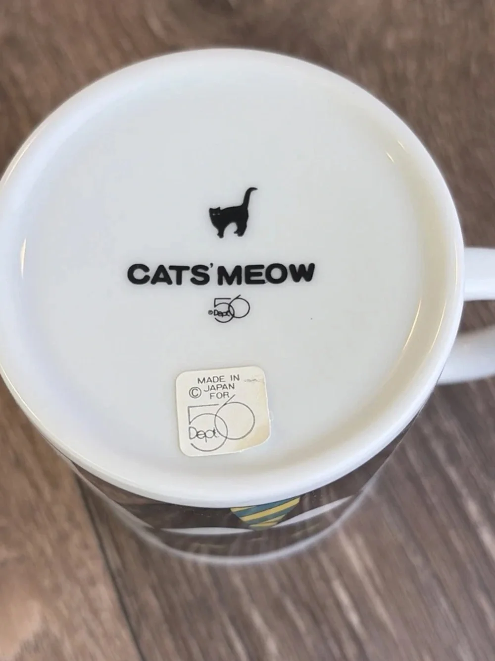 Set of 4 Plates & 4 Mugs Dept 56 Cat's Meow His & Hers Black Cat 7.5